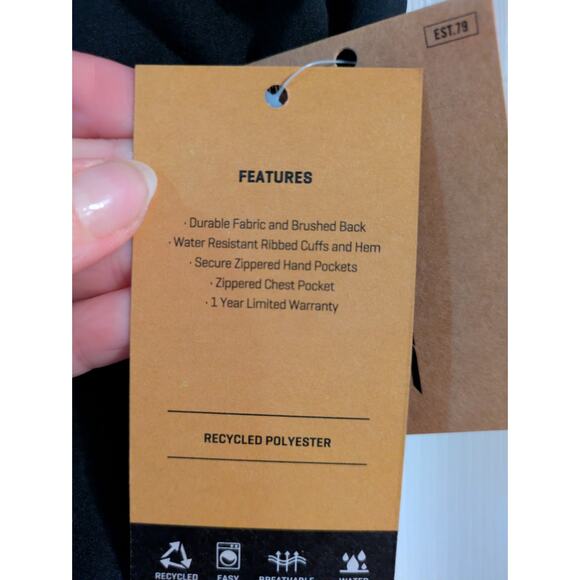 Dakine Cruiser Insulated Hoodie Unisex Large Black Full-Zip Winter NWT - Picture 5 of 6